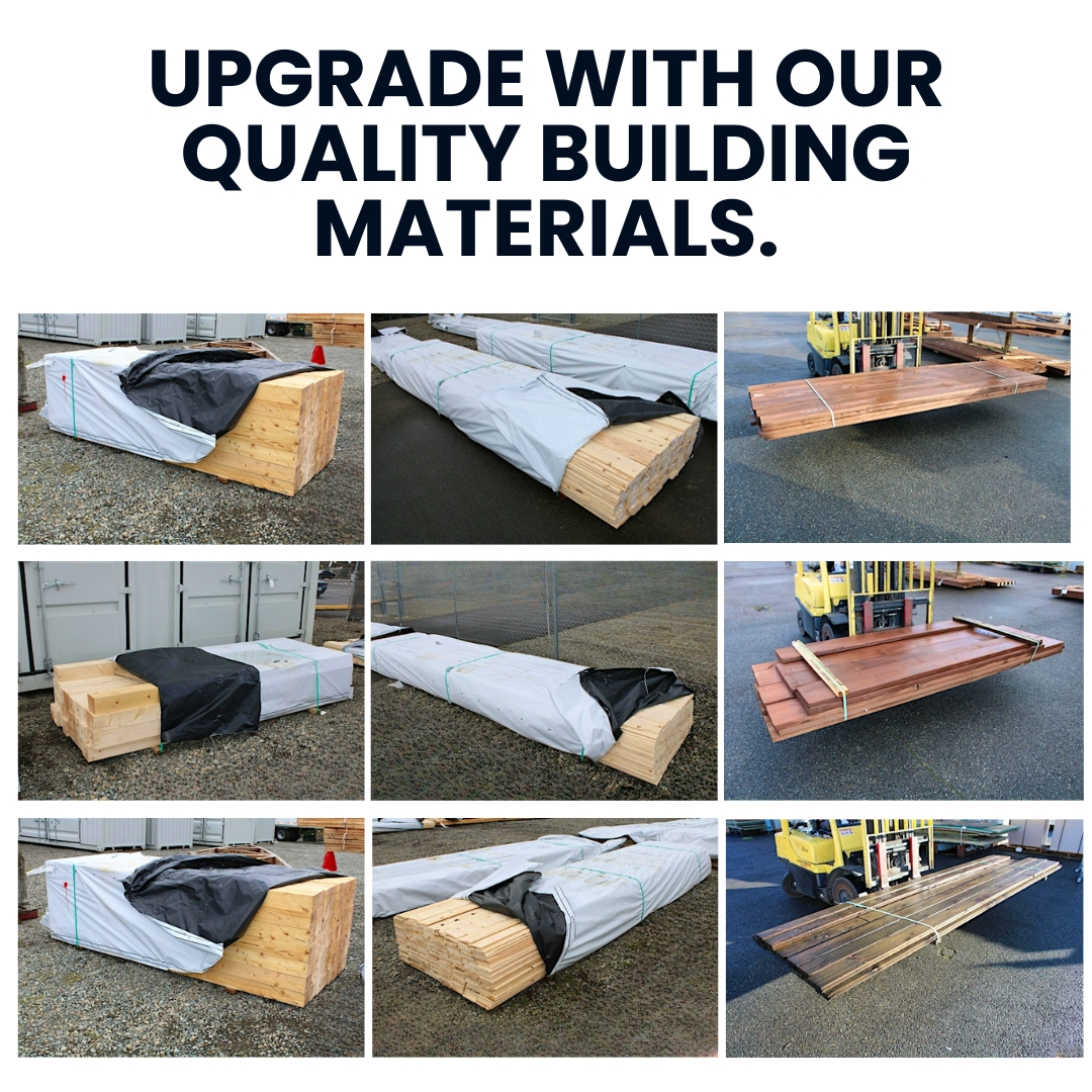 Upgrade with our quality building materials. (1)